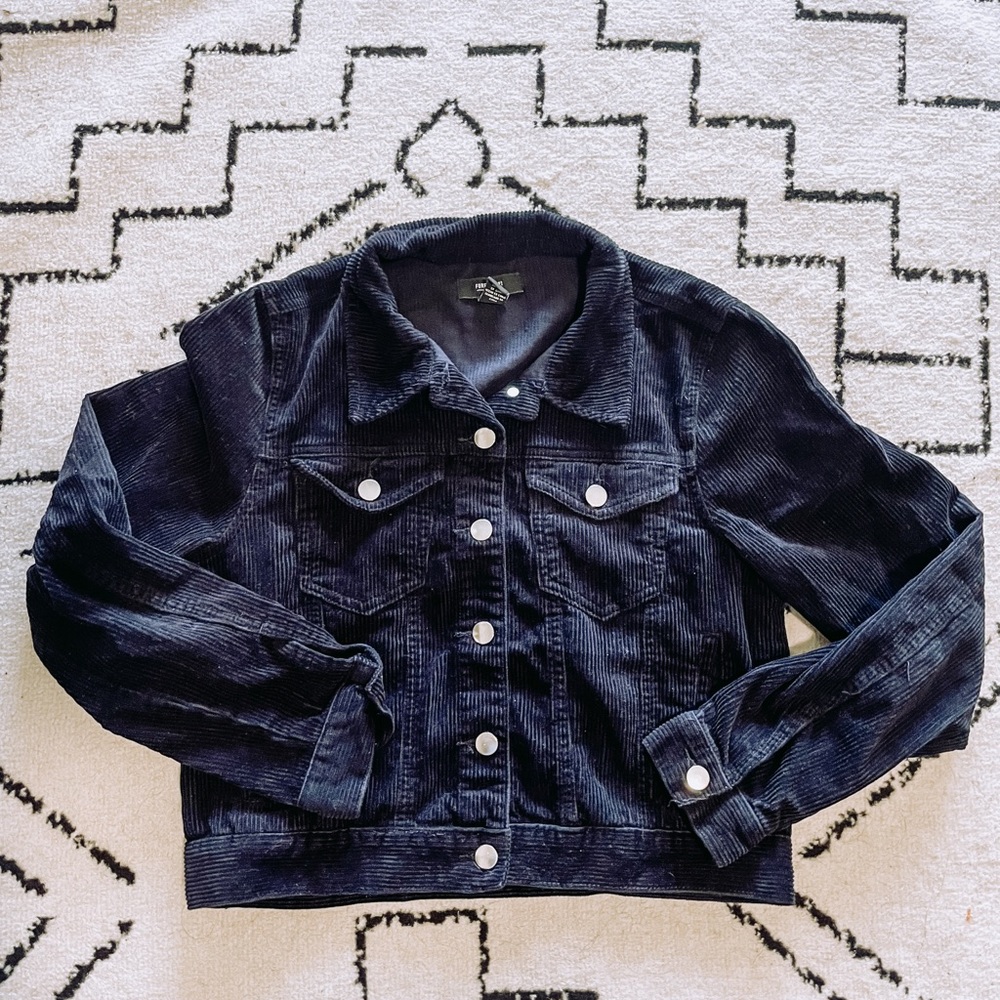 Navy corduroy jacket